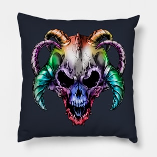 devil skull Pillow