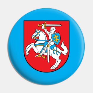 Lithuania Coat of Arms Pin