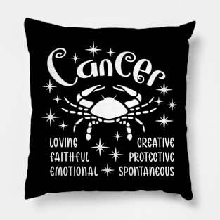 cancer zodiac positive traits Pillow