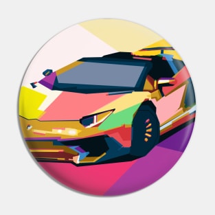 Lamborghini Aventador Pin