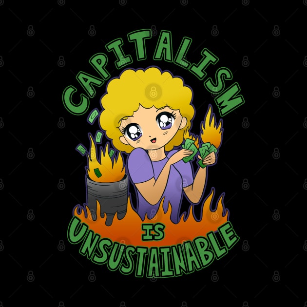 Capitalism Cutie Version 3 by LeMae Macabre