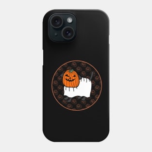 Halloween Horror Dog Dark Round Phone Case