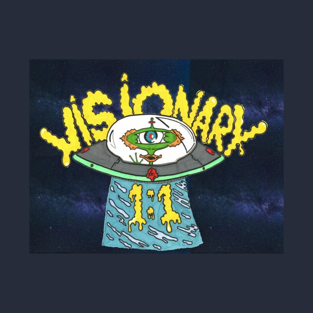 Visionary 1:1 Trippy Space Ride by Happy Rock Graphics 