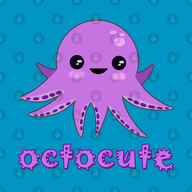 Kawaii Japanese Octopus by DeesDeesigns