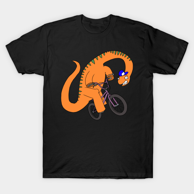 Discover Brachiosaur Bike - Dinosaur - T-Shirt