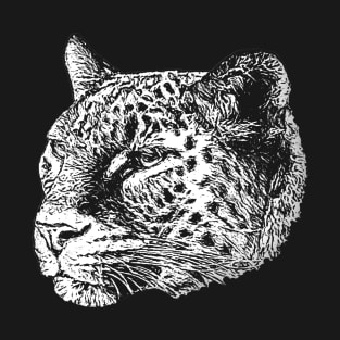Leopard portrait T-Shirt