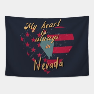 My Heart is always in Nevada Tapestry