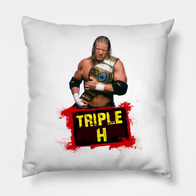 Triple H Pillow by Money Making Apparel