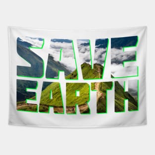 Save Earth Tapestry