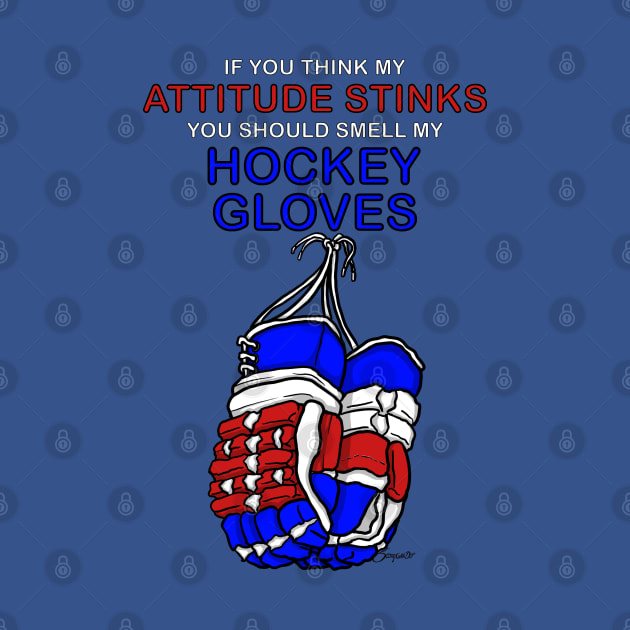 Disover Funny Hockey Gloves Smell Ice Hockey - Ice Hockey - T-Shirt