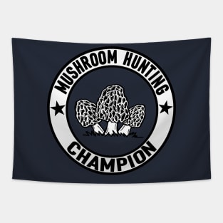 Mushroom Hunting Champion Tapestry