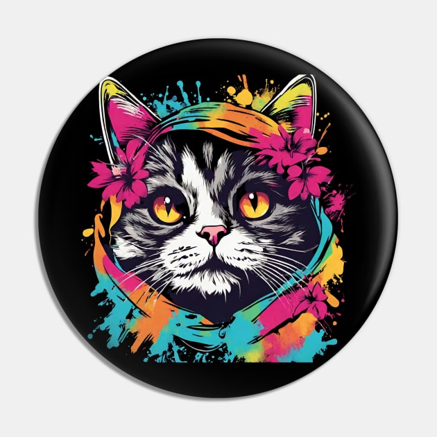 Cat-mom Pin by Jhontee