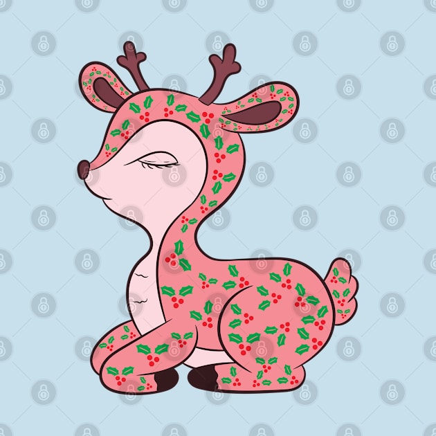 Joy in Silence Lil Reindeer by LotusBlue77