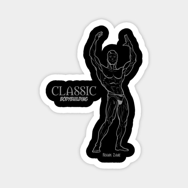 Classic Bodybuilding Frank Zane Magnet by Juggertha