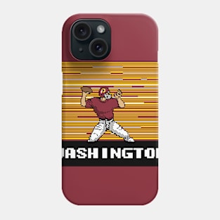 8-Bit Quarterback - Washington Phone Case