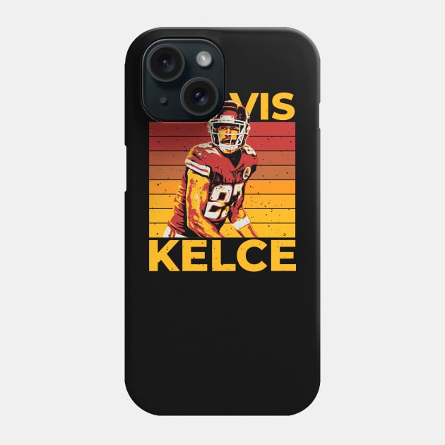 travis kelce retro Phone Case by PRESENTA