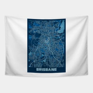 Brisbane - Australia Peace City Map Tapestry