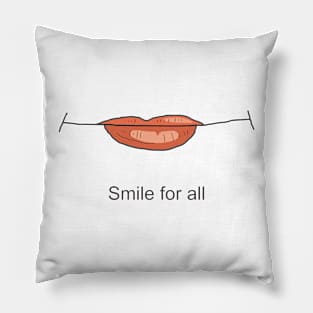 Lip Curves Pillow