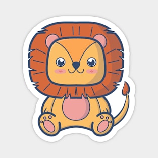 Lion Baby Cute Magnet