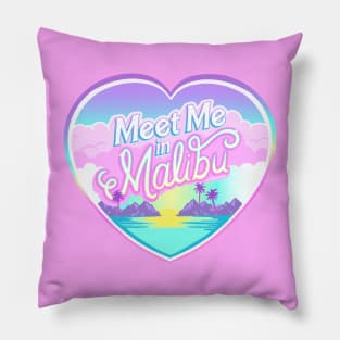 Meet Me in Malibu Pillow