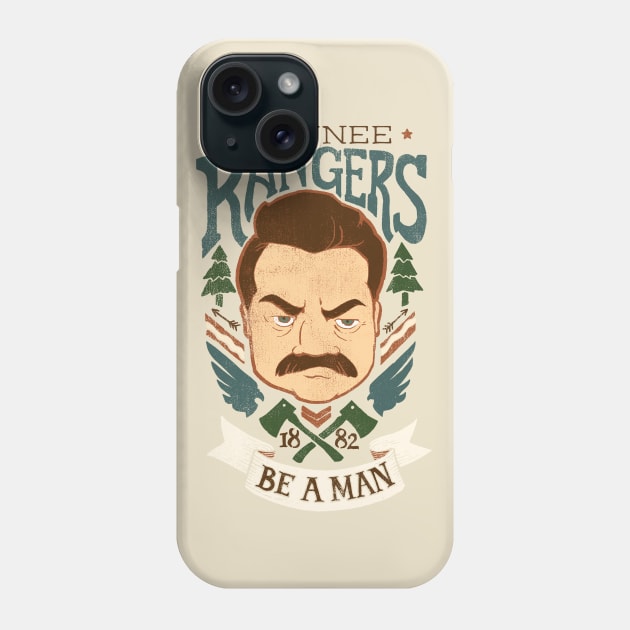 Pawnee Rangers Phone Case by sketchboy01