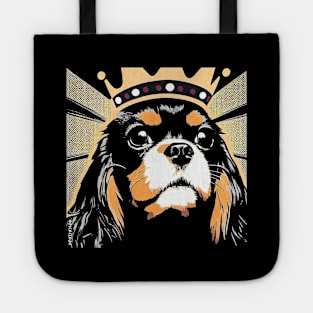 King Charles Regal Pop Art Tote