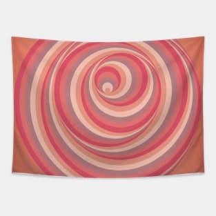 Falling in a Pink Strawberry Cream Whirl Tapestry