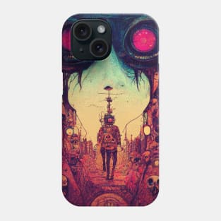 Googles cyberpunk art Phone Case