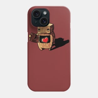 My wooden robot Phone Case