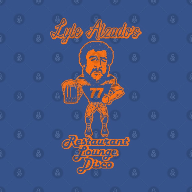 Retro Defunct Lyle Alzado's Restaurant Lounge Disco by darklordpug