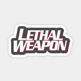 Lethal Weapon Titles (stacked version) Magnet