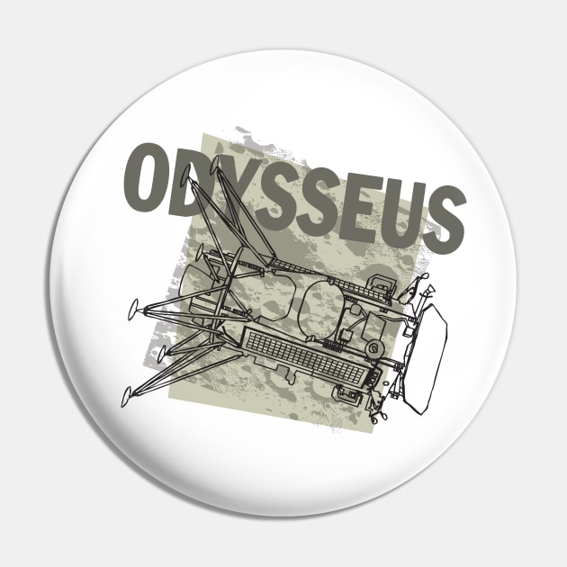 Toppled Odysseus 1 by Buck Tee Original Pin by Buck Tee