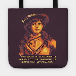 Annie Oakley Portrait and Quote Tote