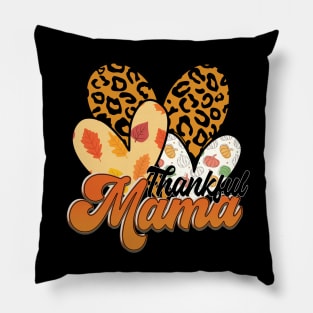 Thankful Mama Heart Pillow