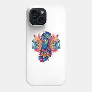 Rainbow of Peacock Delight Phone Case