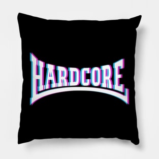 Hardcore Techno 3D Logo Pillow