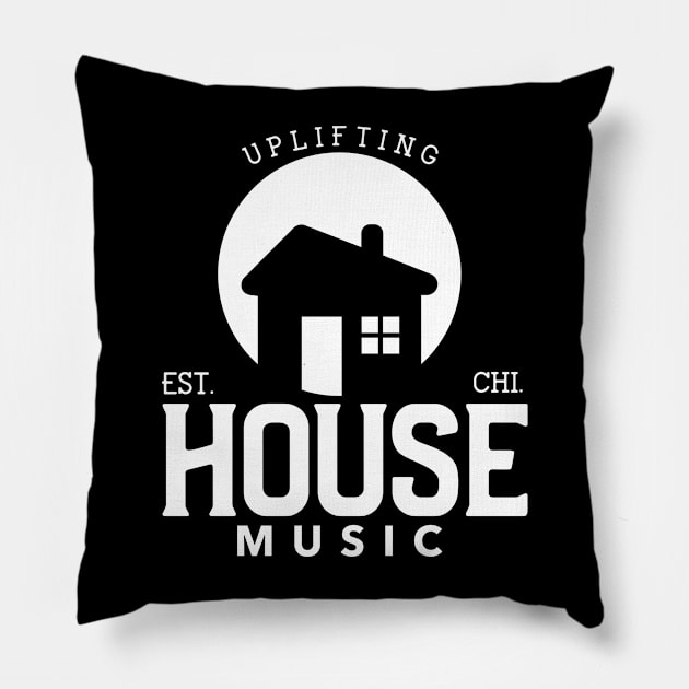 HOUSE MUSIC  - Uplifting Pillow by DISCOTHREADZ 