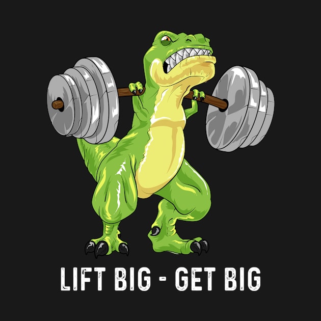 Bodybuilder Deadlift SHIRT Powerlifting Workout T-Rex Gym by ELFEINHALB