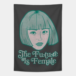 The Future Is Female ---- Original Duotone Design Tapestry