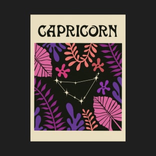 Abstract Capricorn Zodiac T-Shirt