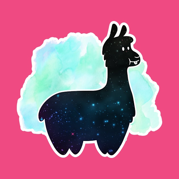 Silly Space Alpaca by yegbailey