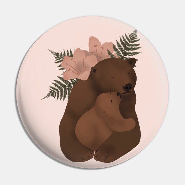 Mama bear Pin by RosanneCreates