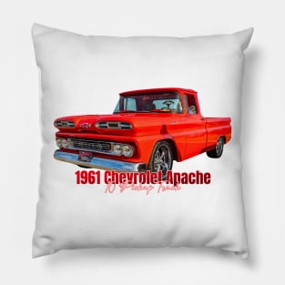 1961 Chevrolet Apache 10 Pickup Truck Pillow