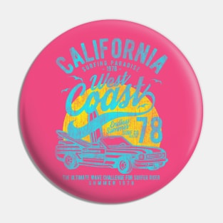 California West Coast Pin