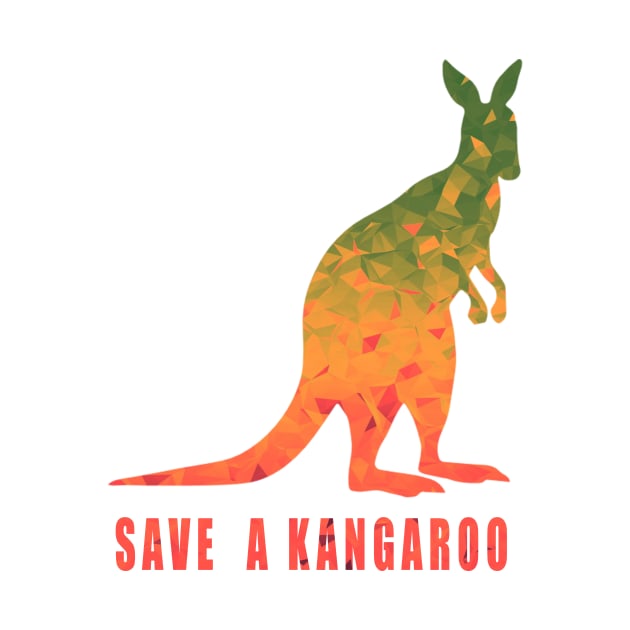 Save A Kangaroo Animal Lovers Support Australia by Creativefamz