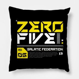 Cyber Mech Pilot Zero Five Pillow