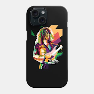 The Guitaris In Wpap Art Phone Case