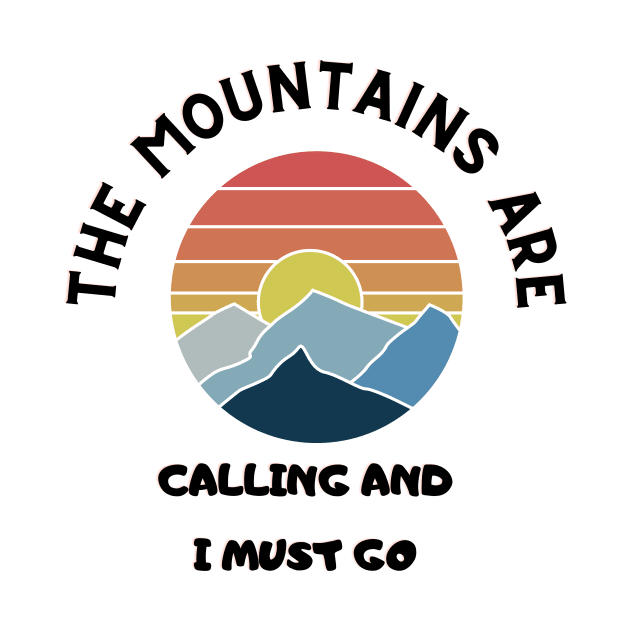 The Mountains are Calling & I Must Go by Grun illustration 