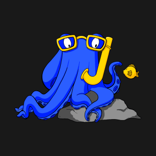 Snorkeling Octopus T-Shirt