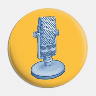 Retro microphone Pin